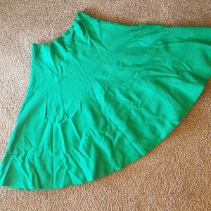 Green skirt